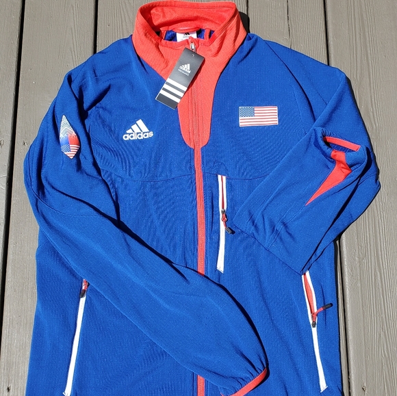 RARE- Adidas Mens Full Zip Performance Fleece - Picture 1 of 5